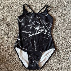 black marble leotard